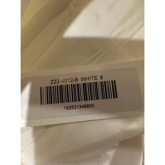 Jonathan Simkhai Jesslyn Cropped Flare Pants White Size US 8 - Picture 12 of 13